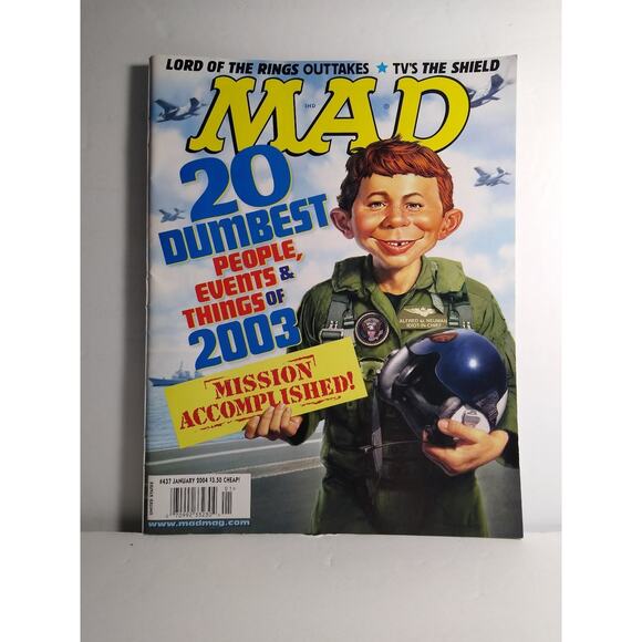 MAD Magazine #437 Mission Impossible Lord Of The Rings Comic Book January 2004 - Picture 1 of 5